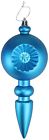 Cop10829-4trq Dak Matte Turquoise Blue Christmas Finial Ornament Retro 191296201285