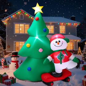 Xts-087 Dawdix 7 Ft Christmas Tree Inflatables Outdoor Decortaion Large Blow Up T