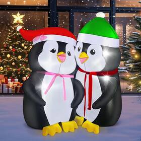 Xts-1022 Dawdix Christmas Inflatables Outdoor Decorations With Rotating Colored Light Led Li