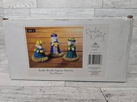 55592 Day Spring Christmas Three Wisemen Figurines Really Woolly Pageant Nativity Set Dayspring