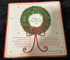Dayspring 081983306983 Christmas Wreath Hot Plate Trivet/plaque The Meaning Of