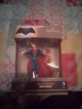 Dc Comics Hallmark 763795166541 Nip Christmas Tree Ornament Superman Vs Batman U Chose