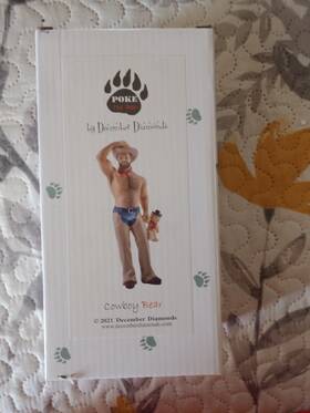 55-55317 December Diamonds Poke The Bear Cowboy Christmas Tree Ornament Nrfb