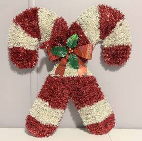 December Home 708820166257 17 Inch Jumbo Candy Cane Decorative Christmas Hanging