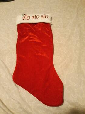Decor 490510314801 Christmas Stocking Red Ho 17 Inch Inches Cute Holidays Xmas