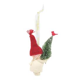 Department 56 028399318094 Snowbabies Little Porcelain Christmas Gnome Hanging Ornament 4