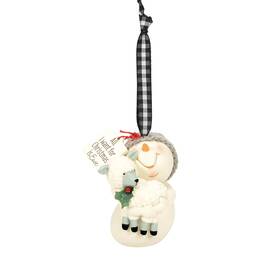 Department 56 028399399185 Snowpinions Farmhouse All I Want For Christmas Is Ewe Hanging Ornament 3.07
