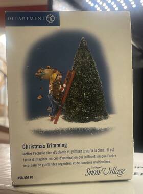 56.55110 Department 56 55110 Inch Christmas Trimming In Original Box