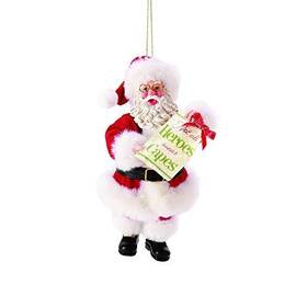 6008488 Department 56 Possible Dreams Not All Heroes Wear Capes Santa Christmas Ornament