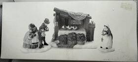 58408 Department 56 734409098664 Dept. Christmas Heritage Village Pudding Costermonger Set Of 3 #58408
