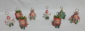 Department 56 734409226593 Dept Christmas Krinkles Patience Brewster Whimsical Place Card Holders Lot/8