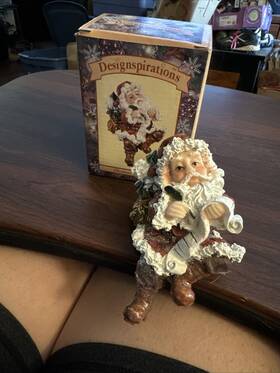 Designspirations 632285042040 Christmas Down Home Santa Claus Figurine