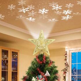 Tt-001 Dg-direct Christmas Tree Topper 9.8inches X 9.4inchesx 1.8inches Gold