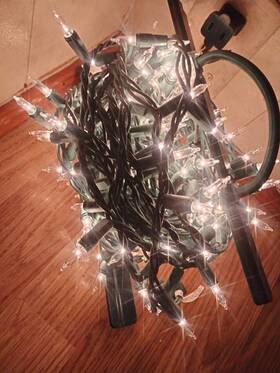 Ty715 Dib Global 100 Clear Christmas Lights Green Wire