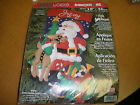 Dimensions New Feltworks Santas Deer Felt Christmas Stocking Kit Todd