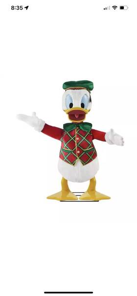 1011217969 Disney 4 Ft. Animated Donald Duck Christmas Animatronic Collection Home Depot