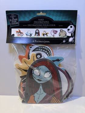 Disney 190842386667 The Nightmare Before Christmas Yard Decorations - 6 Piece Set Halloween Decor