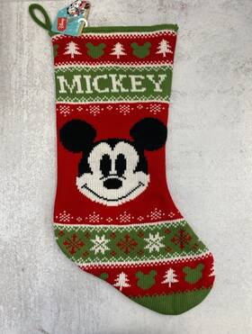 Disney 193849049153 Mickey Mouse Christmas Stocking 19 Inch Long Decor