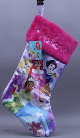 Disney 193849052191 Christmas 19 In Princess Cinderella Snow White Rapunzel Tiana Stocking