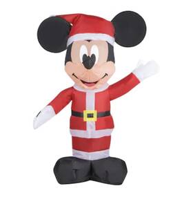 4963507 Disney Mickey Mouse Christmas Airblown Inflatable 20.8 Inch Usb/battery