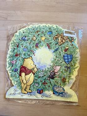 Disney 720532005082 Vtg Winnie The Pooh Advent Calendar Michel And Co Classic Christmas