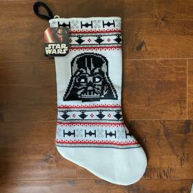 757016-101 Disney Star Wars Darth Vader Christmas Stocking Black Red White