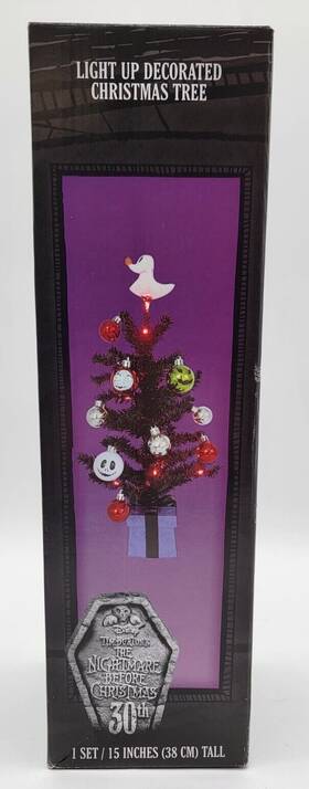 Disney 761359207211 Nightmare Before Christmas 15 Inch In Light Up Tree New