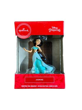 Disney 763795568468 Hallmark 2019 Princess Jasmine Christmas Tree Ornament Red Box New