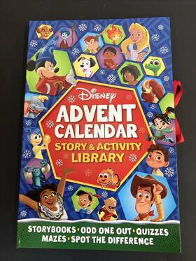 Disney 781837952410 Advent Calendar Story And Activity Library 2024 Countdown To Christmas New