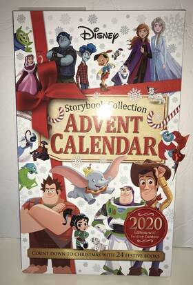 Disney 781839036477 New Storybook Collection Christmas Advent Calendar 2020 Unwrap 24 Books