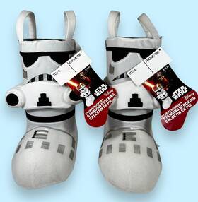 Disney 849207059097 Stormtrooper Standing Christmas Stocking Lot Of 2 Star Wars Easter