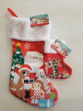 Disney 875598689070 Rudolph The Red Nose New Christmas Stocking 18 Inch And 8