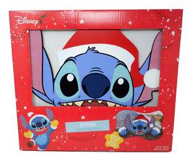 Disney 887235 Stitch Festive Fence Sitter Christmas Decoration 3pc Set - New
