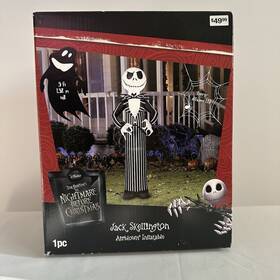 939657 Disney The Nightmare Before Christmas 5 Ft Jack Skellington Airblown Inflatable