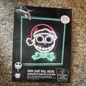 Disney A26962 Jack Skellington The Nightmare Before Christmas Led Neon Wall Decor