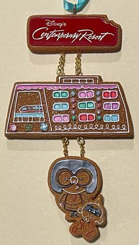 Disney Parks 400959521173 Christmas 2023 Contemporary Resort Gingerbread House Ornament Nwt