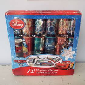 Disney Pixar 840341007838 Cars 2 Set Of 12 Christmas Crackers Surprise Make And Play Board Game