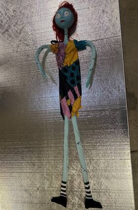 Disney W38627 Nightmare Before Christmas Sally 66in Light Sound Halloween Hanging Read