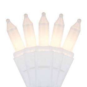 Dobar 718192374778 Frosted Christmas Lights - 100 Count White Frost Tree