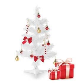 B0frfpwpbs Doghly 18 Inch Artificial Christmas Tree With Ornaments Mini Xmas Tabletop