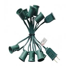 Lsc91210 Dongguan Junjie Gifts Lighting Co Ltd Ul Listed Christmas String Lights No Bulbs Included 12ft Green Wire