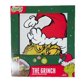 Dr. Seuss 191245010562 Christmas Classic The Grinch Fence Decoration Approx 20 Inch X32 New