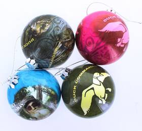 Duck Dynasty 657949001881 4-pack Christmas Ornament Set