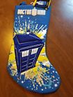Dw7121 Kurt Adler Doctor Who Inch Applique Christmas Stocking Nwt Tardis