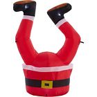 Dxtrplk47o Branded Ft Inflatable Santa Legs Fun Christmas Outdoor Decoration Lighted