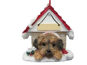 35355-127 E&s Pets Yorkipoo Dog Doghouse Inch Personalized Christmas Ornament