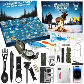 Mh-002 Echovenrek Survival Kit Advent Calendar 2025 24-day Christmas Countdown With Surv