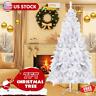 Ecq1496264 Outerdo Tips Snow Flocked Christmas Tree Artificial Festival Decorations Whit