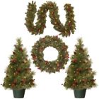 Ed7-pro-asst National Of Less Than Tips Green Pine Trees Artificial Christmas