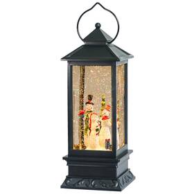 Eldnacele 734602557937 Singing Battery Operated Musical Lighted Christmas Snowman Water Glittering S